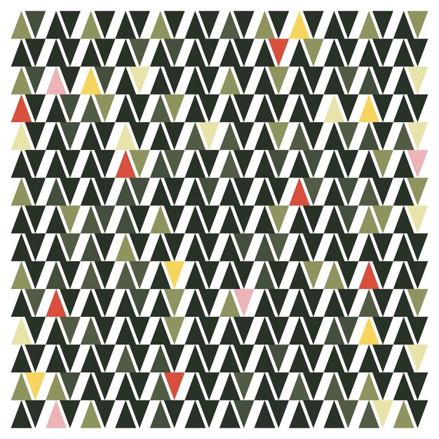 triángulo abstracto imprimir ambos lados repetir formato vectorial sin costuras imprimir archivo listo para imprimir