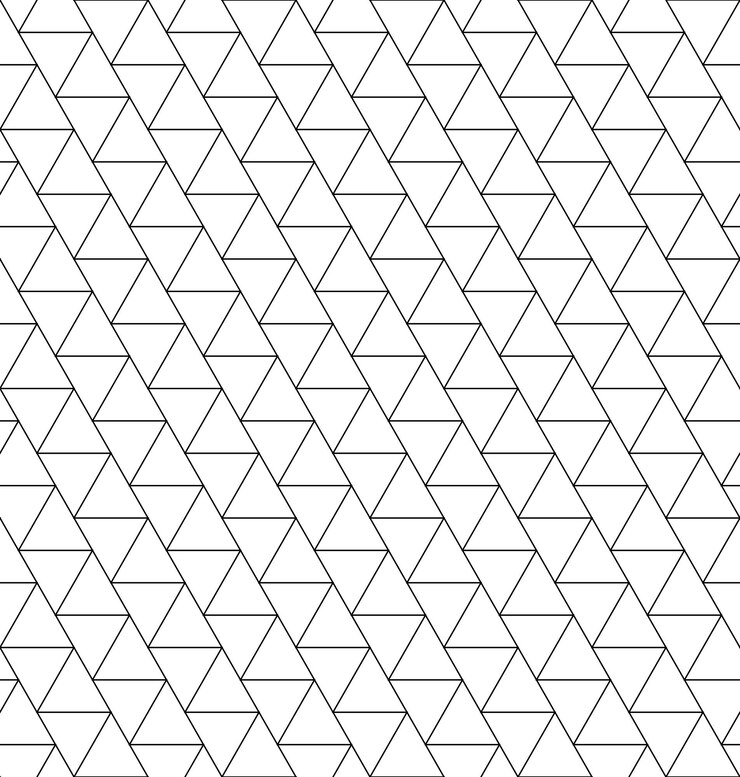 Vector triángulo de patrones sin fisuras fondo triangular abstracto