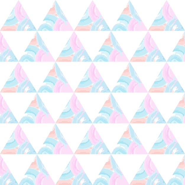 Triángulo pincel acuarela papel tapiz de fondo