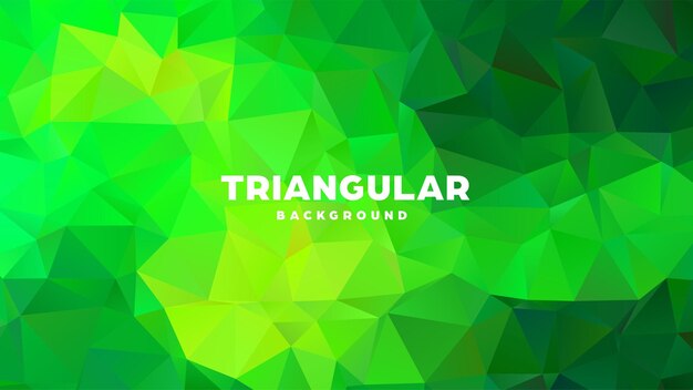 Triángulo poligonal fondo geométrico abstracto diseño de gradiente colorido bajo estandarte de forma poli