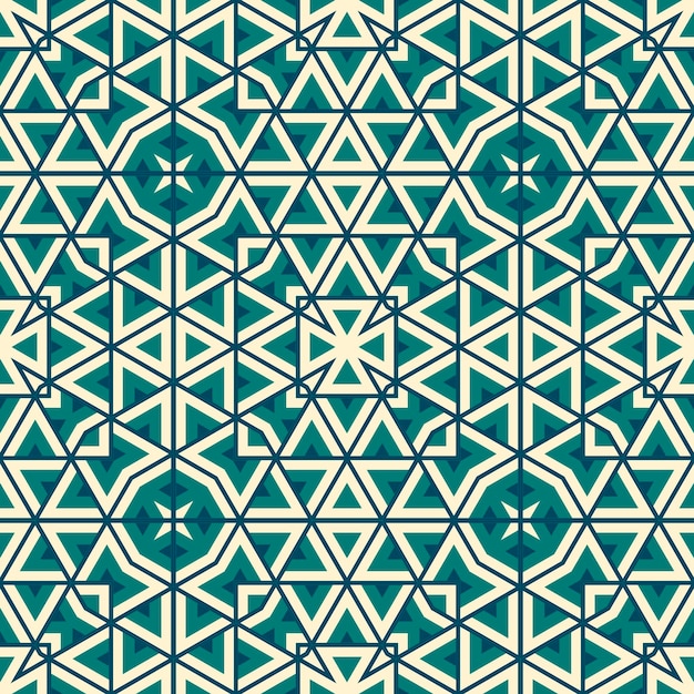 Triángulo rayado, rombo, patrón hexagonal sin fisuras. Fondo geométrico lineal. Papel de regalo.