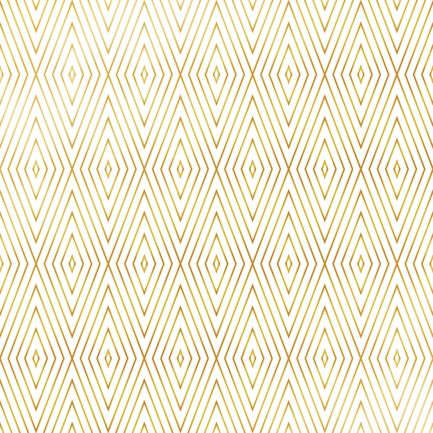 Triángulos cuadrados forma fondo de patrón de estilo dorado