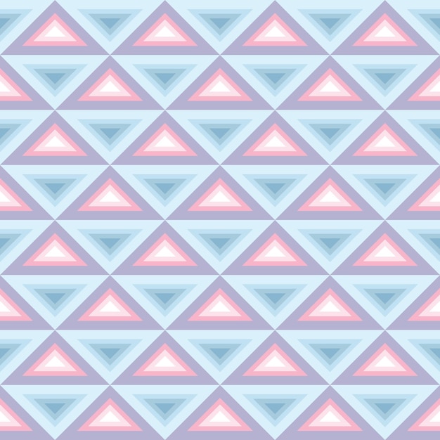 Triángulos pastel de patrones geométricos abstractos sin fisuras