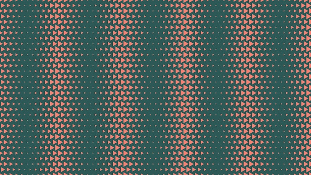 Triángulos patrón de medio tono estructura a rayas verticales vector naranja verde resumen de la espalda