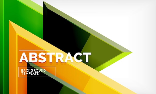 Triángulos repetiton fondo geométrico abstracto multicolores formas triangulares brillantes diseño de portada de póster hitech o plantilla de presentación web con espacio de copia