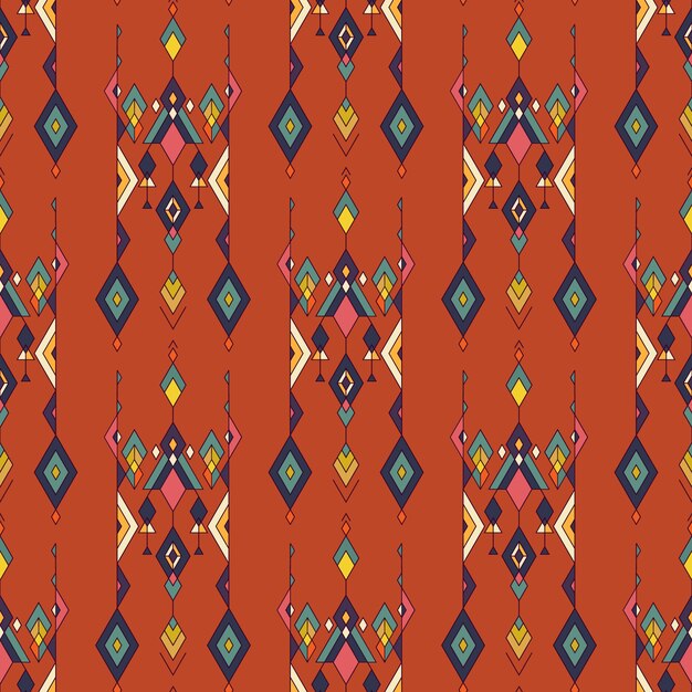 Tribal azteca étnico de patrones sin fisuras.