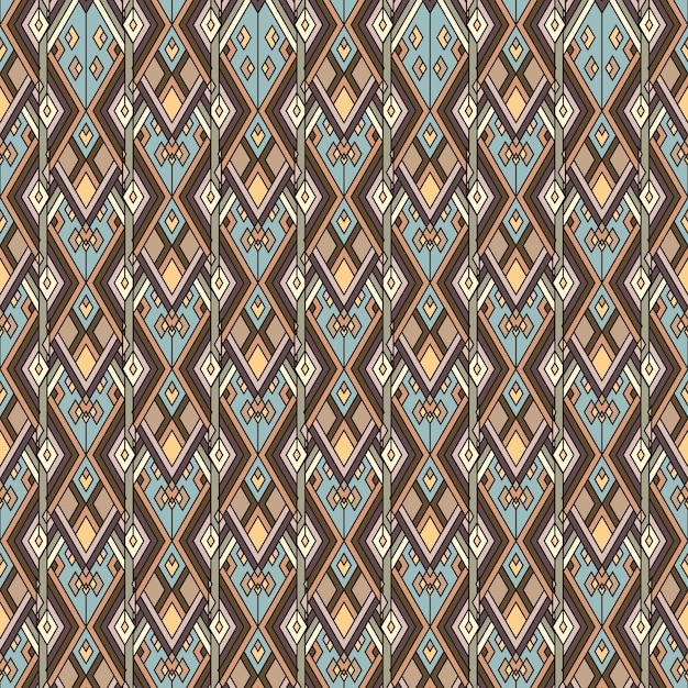 Tribal vintage étnico de patrones sin fisuras. Azteca, mexicana, navajo, motivo africano.