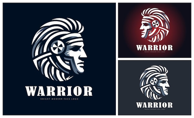 Las tribus guerreras aztecas diseñan plantillas de logotipos para marcas o compañías y otros