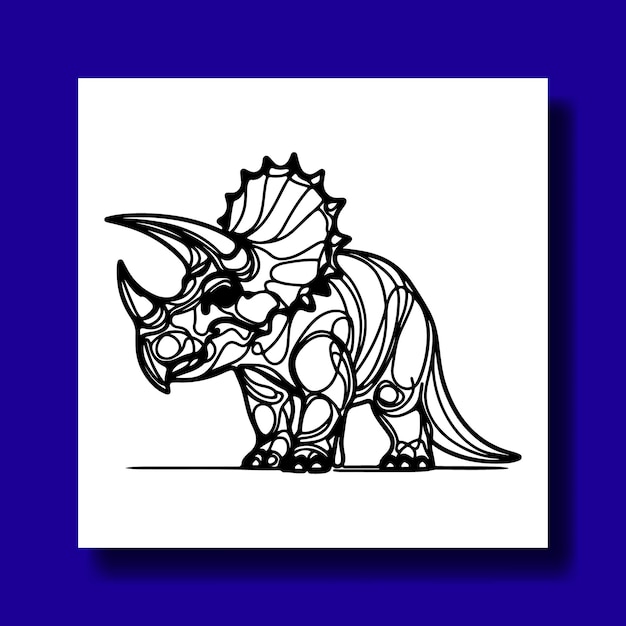 Triceratops con detalles blindados