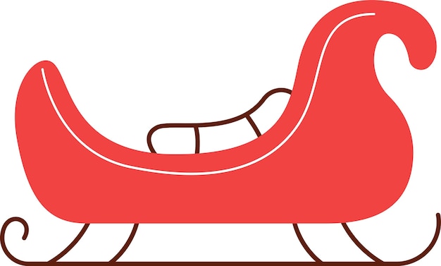 El trineo de Navidad de Papá Noel