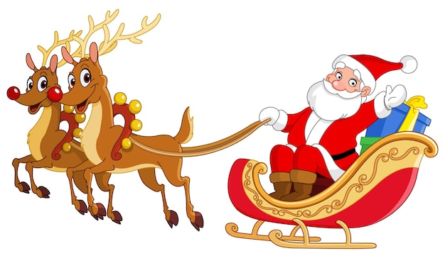 El trineo de Papá Noel