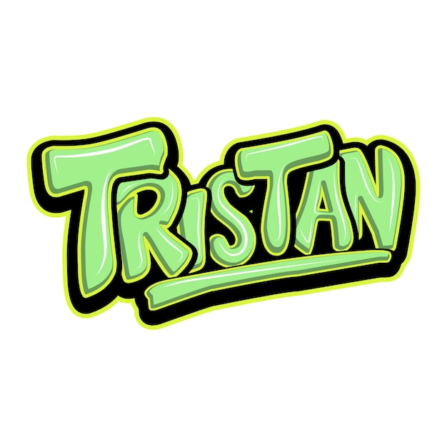 Tristan graffiti letras tipografía arte ilustraciones