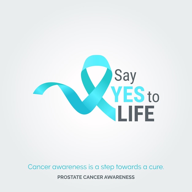 Triunfo sobre los desafíos Fondo vectorial Campaña contra el cáncer de próstata