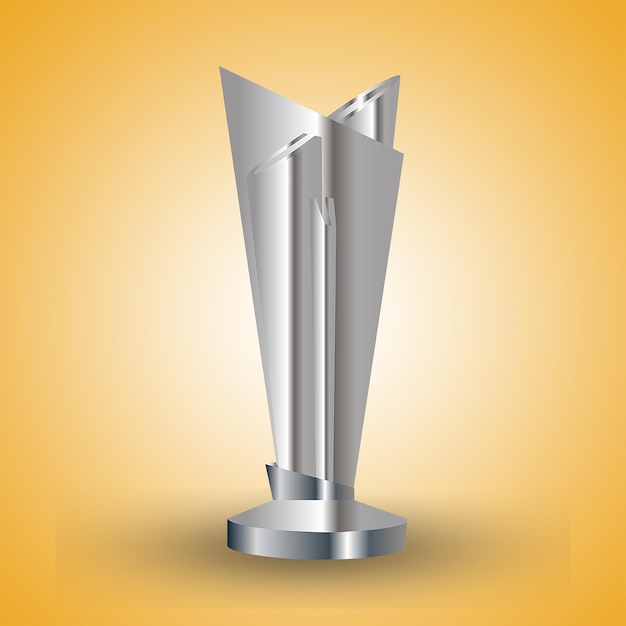 El trofeo de la Copa Mundial de T20 de la ICC es un archivo vectorial EPS