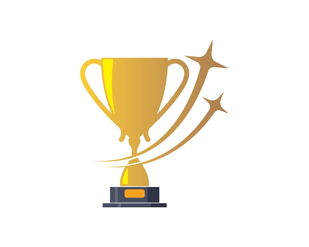 Trofeo vector icono ganador ilustración símbolo