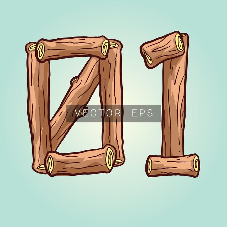 El tronco de madera número 01