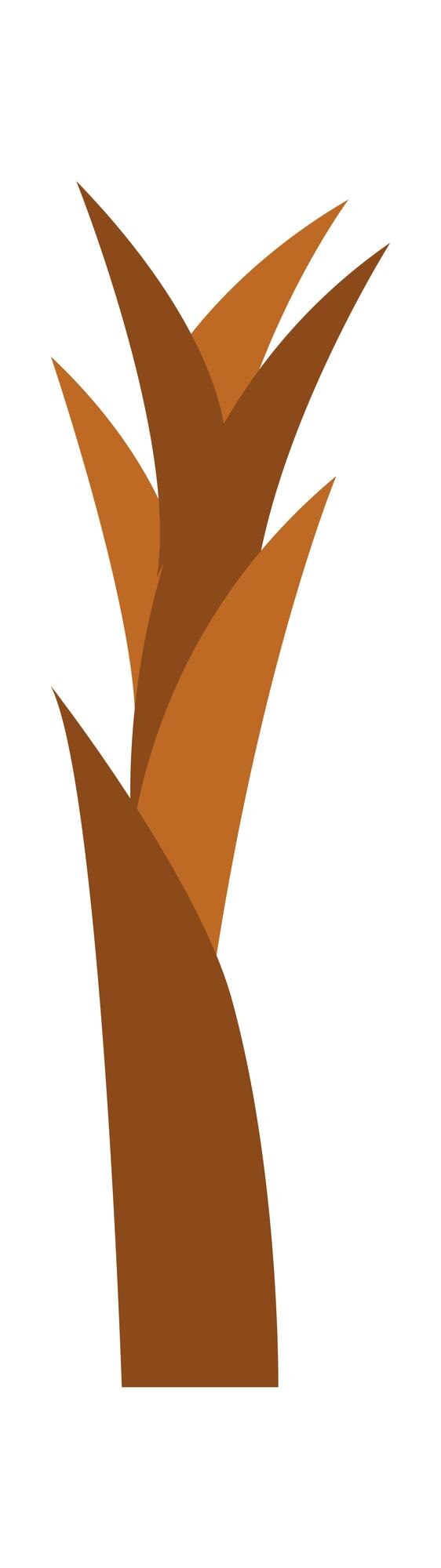 Vector tronco de palmera ilustración vectorial