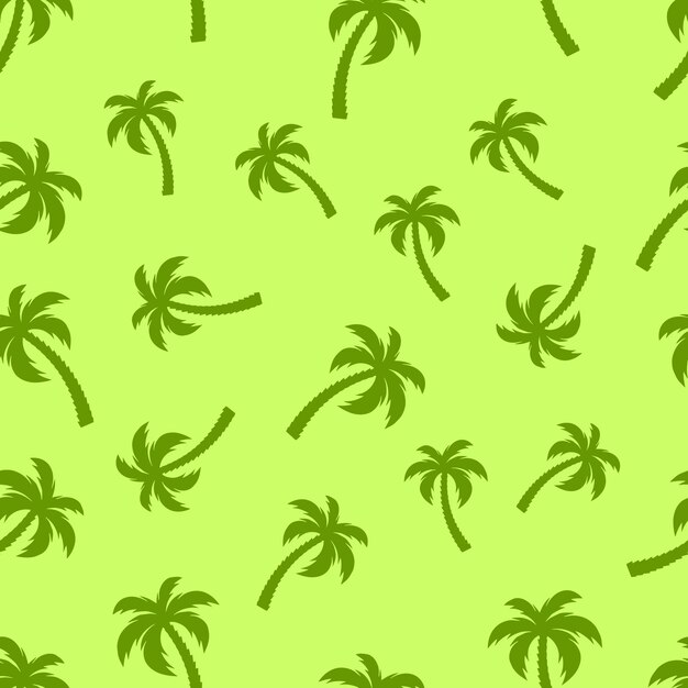 Tropical de patrones sin fisuras con palmeras exóticas ilustración vectorial
