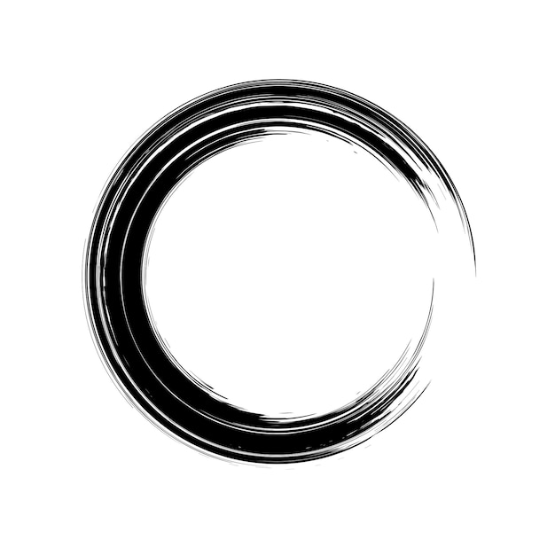 Trucado de pincel negro