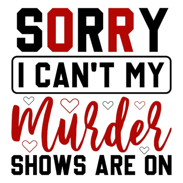 True Crime SVG y archivo de diseño de camiseta