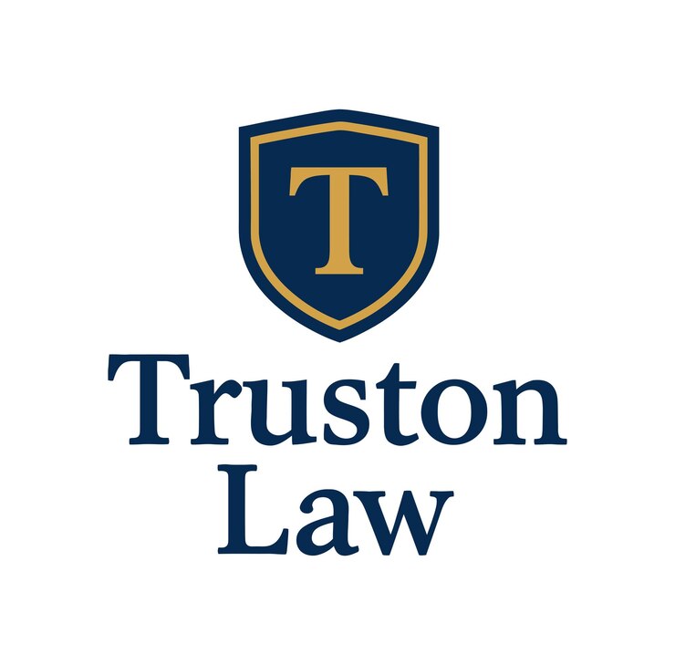 Truston Law Firm Logo Professional Legal Branding