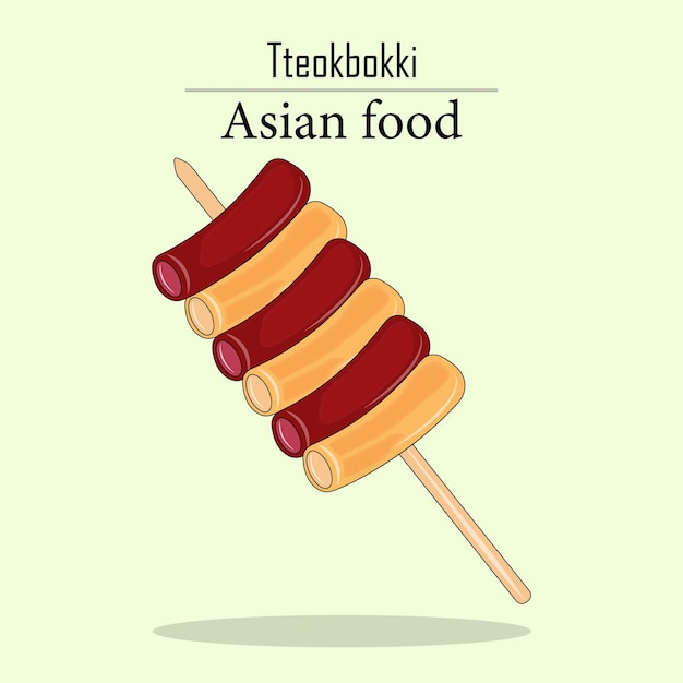 Vector tteokbokki