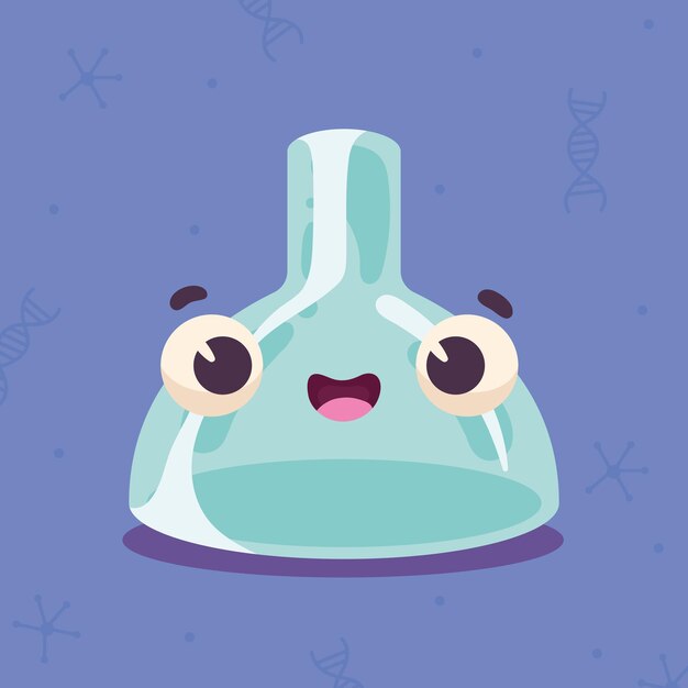 Tubo prueba útiles escolares kawaii