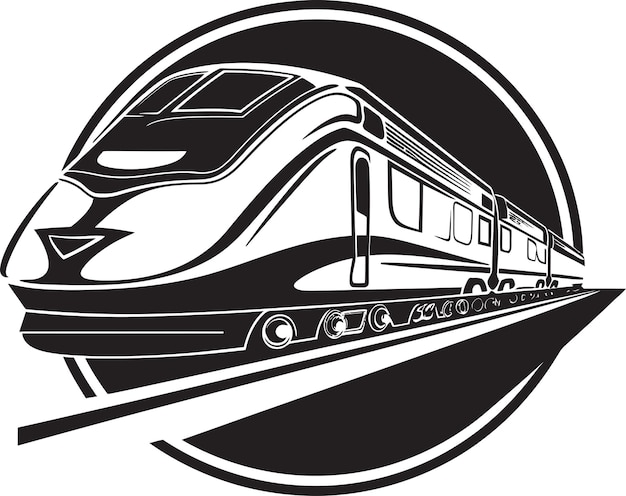 Turbo empuje diseño dinámico vectorial de tren de alta velocidad lanzadero rápido diseño emblemático elegante para B