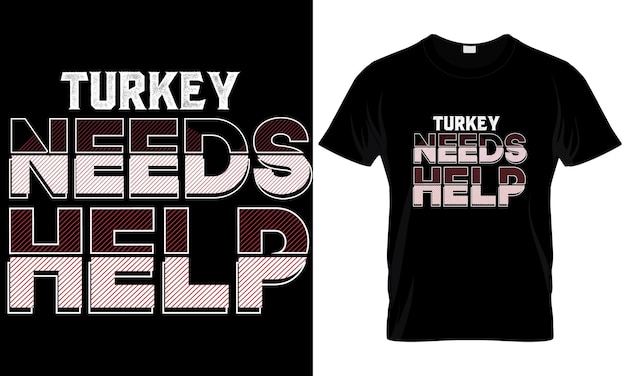 TURQUÍA NECESITA AYUDA DISEÑO DE CAMISETAS