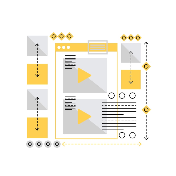 Vector tutoriales educativos en línea