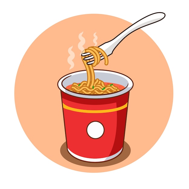 Tutoriales sobre cómo cocinar fideos instantáneos Paso 5 Los fideos están listos para ser servidos