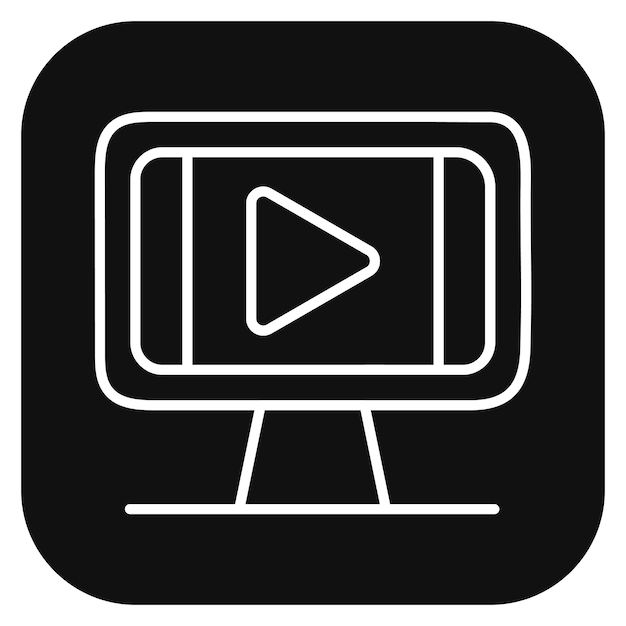 Tutoriales de vídeo Ilustración vectorial