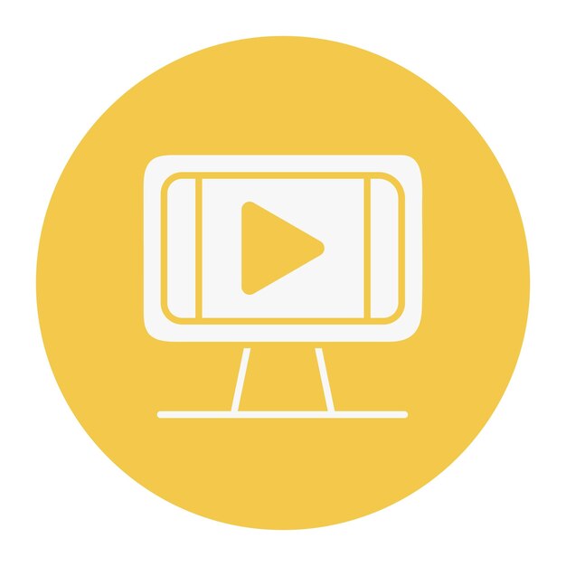 Tutoriales de vídeo Ilustración vectorial