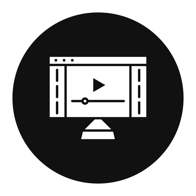 Tutoriales de vídeo Ilustración vectorial
