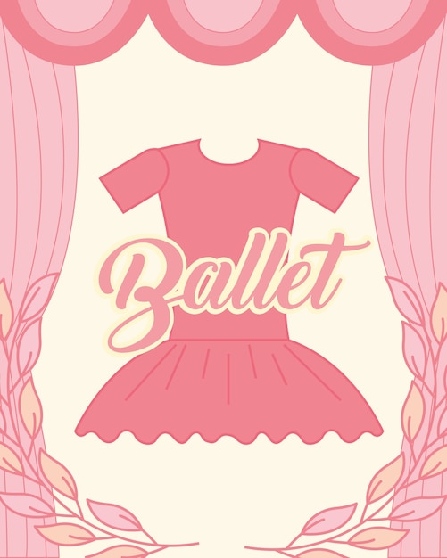 Tutú rosa ropa ballet elegancia