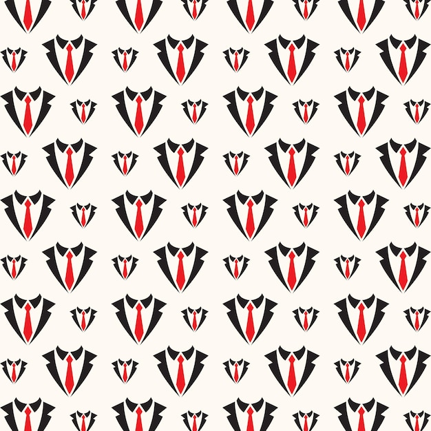 Tuxedo hombre creativo de moda sin costura patrón vector ilustración de fondo