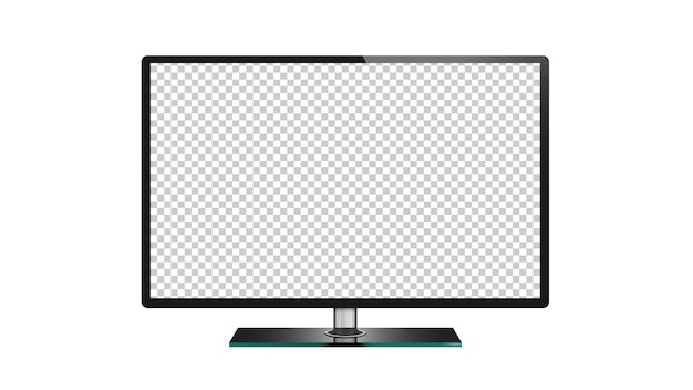 Tv de pantalla plana lcd, plasma, monitor de tv led aislado