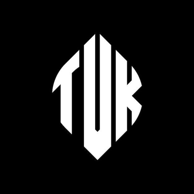 TVK diseño de logotipo de letras circulares con forma de círculo y elipse TVK letras elípticas con estilo tipográfico Las tres iniciales forman un logotipo de círculo TVK círculo emblema monograma abstracto letra marca vector