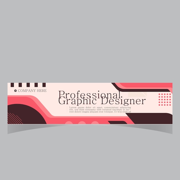 Twitch banner de taller de negocios de diseño plano vectorial gratuito