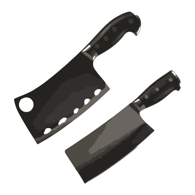 Two Butcher Cleavers