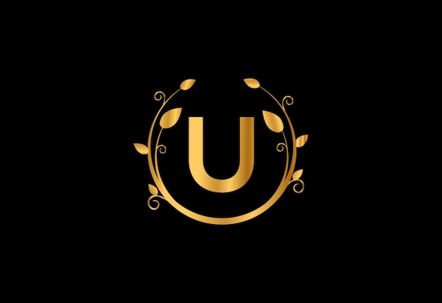 U último diseño de logotipo con belleza natural Vector Premium