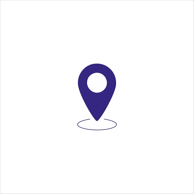 ubicación del alfiler azul
