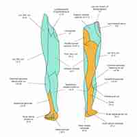 Vector ubicación de los dermatomas