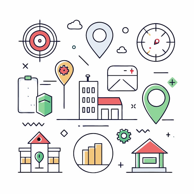 Ubicación objetivo Encuentra tu negocio con Map Compass