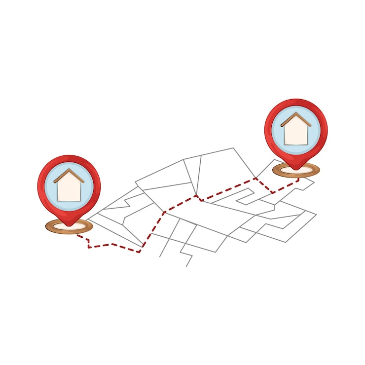 Vector ubicación del pin