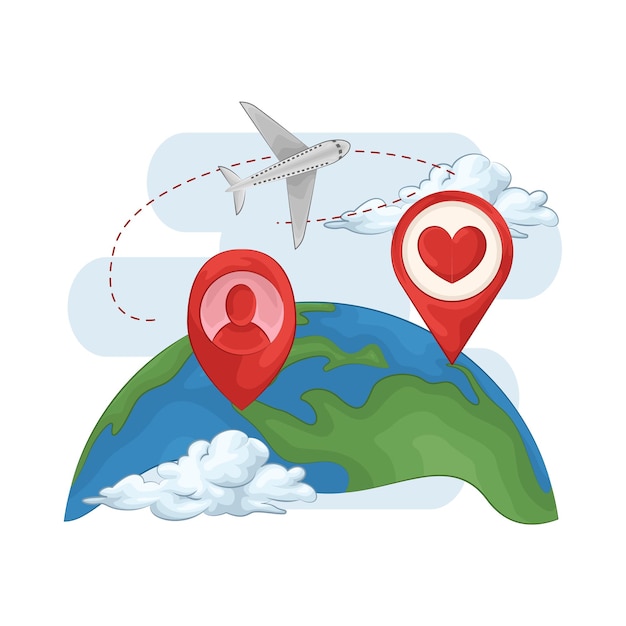 ubicación del pin
