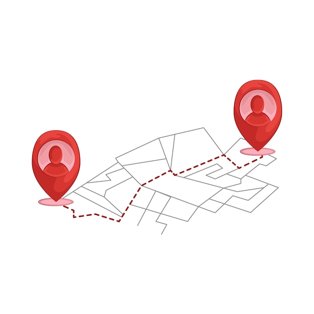 ubicación del pin