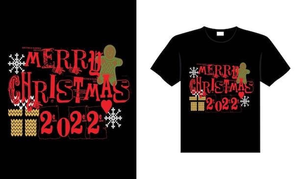 Ugly Christmas Sweater Typography Vintage Diseño de camiseta navideña Mercancía navideña Arte vectorial