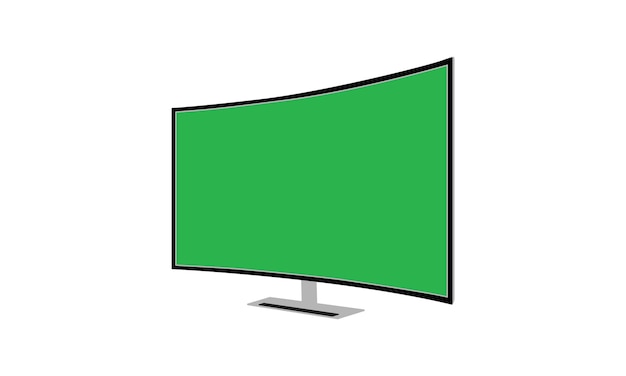 Vector ulta hd 3d monitoreo de computadora archivo eps victor