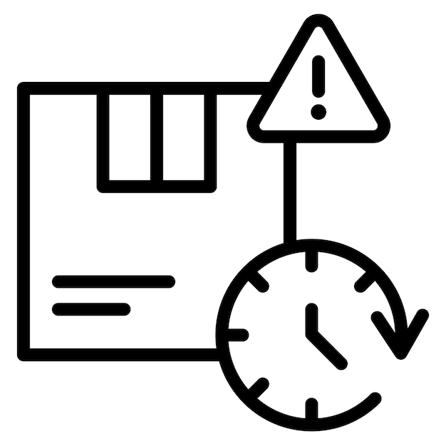 Última imagen vectorial de icono caducada Puede utilizarse para Merchandising